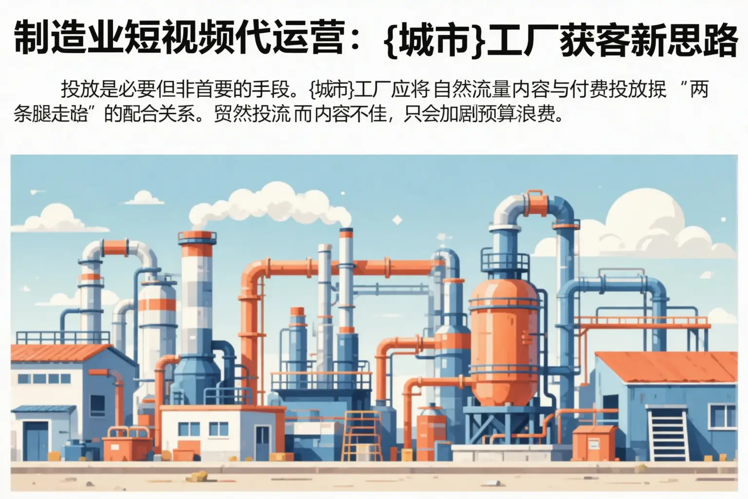 制造业短视频代运营:岫岩工厂获客新思路